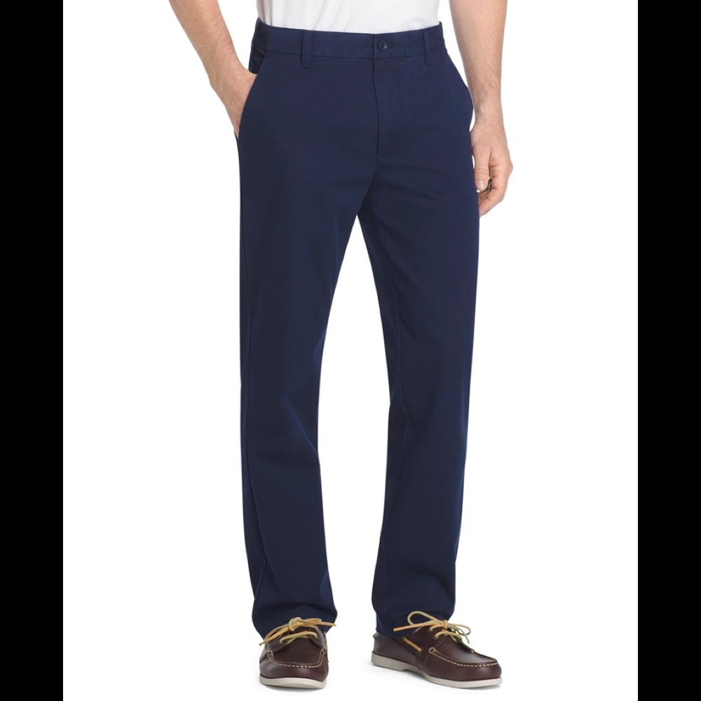 IZOD Straight Fit Chino Navy